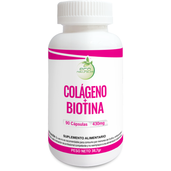 Colágeno + Biotina 430 mg - 90 Capsulas | Econaturales