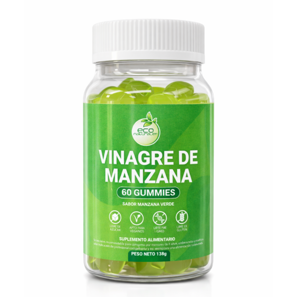 Gomitas Vinagre De Manzana 60 Unidades