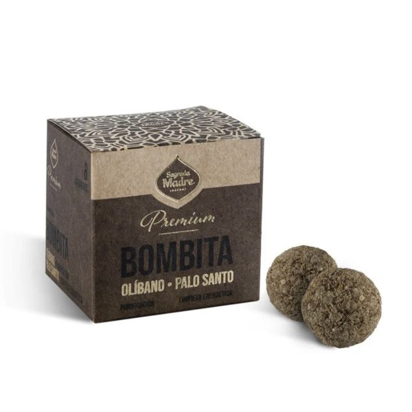 Bombita Premium Defumación Activada Olíbano & Palo Santo 8 Unidades