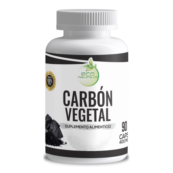 Carbón Vegetal 400 mg - 90 Capsulas | Econaturales